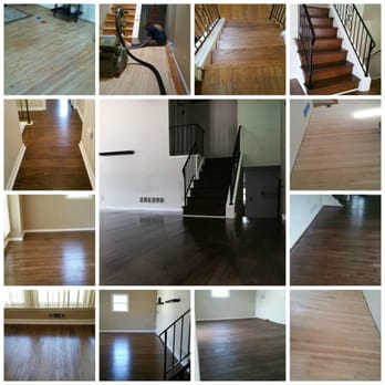 Sparkle Surface Care - Ramblewood Transformation- this job was a challange! All now a medium brown shine! But compare where we started to center shot! - Carpet Cleaning Near Me - Medford, New Jersey Sparkle Surface Care - Ramblewood Transformation- this job was a challange! All now a medium brown shine! But compare where we started to center shot! - Carpet Cleaning Near Me - Medford, New Jersey