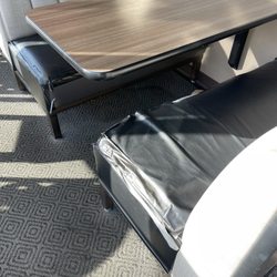 Very old and poorly repaired seats