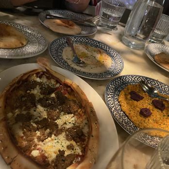 Del Mar Columbus - Appetizers. The lamb flatbread was delicious. - Mediterranean Near Me - Columbus, Ohio Del Mar Columbus - Appetizers. The lamb flatbread was delicious. - Mediterranean Near Me - Columbus, Ohio