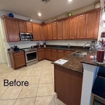 Best Quality Tile and Remodeling - Before w/ no backsplash - Flooring Near Me Best Quality Tile and Remodeling - Before w/ no backsplash - Flooring Near Me