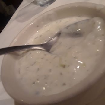 Pasha - Cacik (yogurt, cucumber, dill and olive oil) is so refreshing! - Turkish Near Me - Houston, Texas Pasha - Cacik (yogurt, cucumber, dill and olive oil) is so refreshing! - Turkish Near Me - Houston, Texas