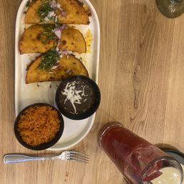Birria Tacos and Blackberry lemonade Birria Tacos and Blackberry lemonade
