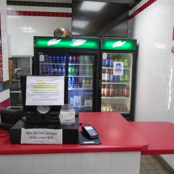 Jet's Pizza - View looking in towards the front desk and beverage coolers. - Pizza Near Me - Anoka, Minnesota Jet's Pizza - View looking in towards the front desk and beverage coolers. - Pizza Near Me - Anoka, Minnesota