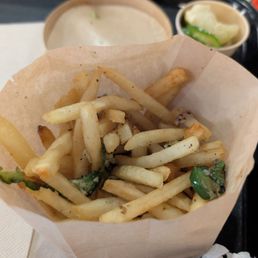 Killer salt and pepper fries Killer salt and pepper fries