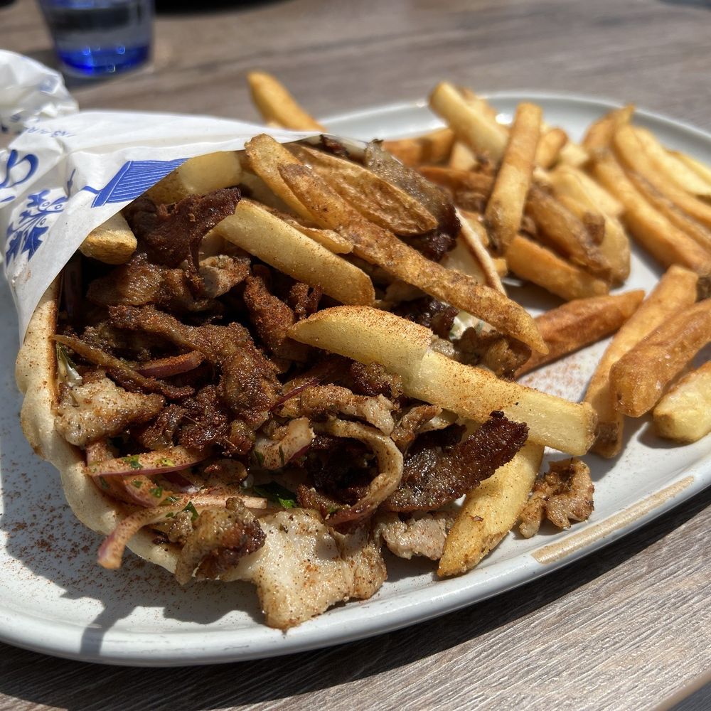 Avli - Pork Gyro Wrap - Greek Near Me - Milwaukee, Wisconsin Avli - Pork Gyro Wrap - Greek Near Me - Milwaukee, Wisconsin