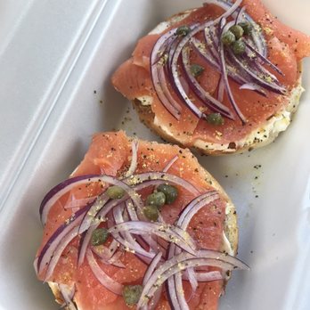 Luv n Donuts - Everything bagel with smoked salmon - Donuts Near Me - Santa Ana, California