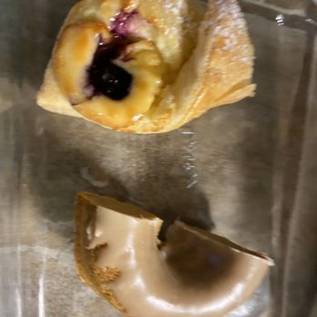FeelLove Coffee Snow Canyon - Tasting the pastries. Cheese danish and pumpkin spice donut. - Coffee & Tea Near Me - Ivins, Utah