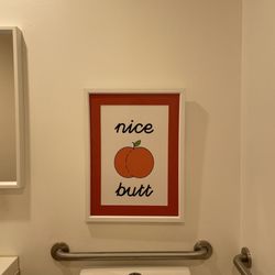 Sweet Peach Wax & Sugaring Studio - Bathroom...I just thought this sign was too cute!