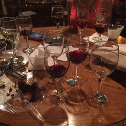 We had the wine tasting, and the owner offered us an extra tasting of their dessert wine because we had chocolate birthday cake.