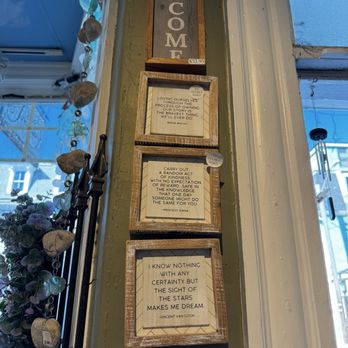 Sanctuary - Bought a huge plague, it's larger than my suitcase so will hand carry back to Hawaii since it has glass. - Jewelry Near Me - Oak Bluffs, Massachusetts