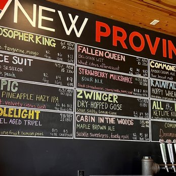 New Province Brewing - What's available! - Breweries Near Me - Rogers, Arkansas