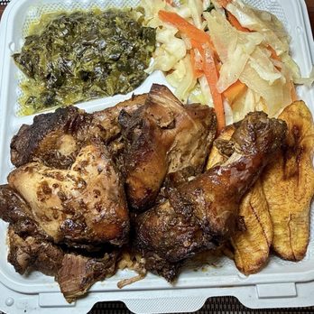 Crown Bakery - Jerk Chicken Platter - Caribbean Near Me - Washington, DC, District of Columbia