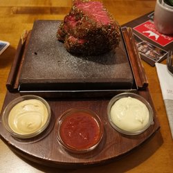 Königsgarten - 300 Gramm Hüftsteak vom heißen Stein
