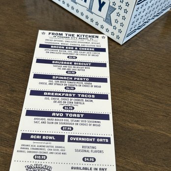 Parlor Doughnuts - Menu with savory and sweet options - Coffee & Tea Near Me - Panama City Beach, Florida