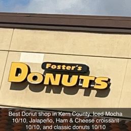 the front of a donut shop