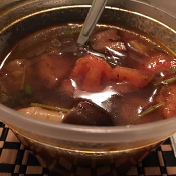 Thainamite Brady - Tom Yum Soup. Looks off visually but very flavorful. Only 2 shrimp though ($4). - Sushi Bars Near Me - Milwaukee, Wisconsin Thainamite Brady - Tom Yum Soup. Looks off visually but very flavorful. Only 2 shrimp though ($4). - Sushi Bars Near Me - Milwaukee, Wisconsin