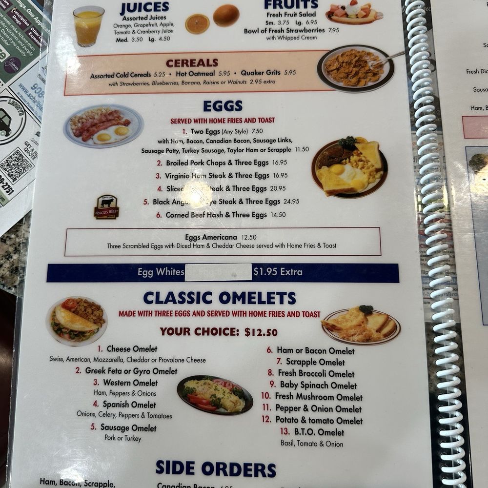 Spinning Wheel Diner - Menu - Diners Near Me - Whitehouse Station, New Jersey