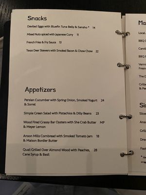 Menu photo 2 Darling by Sean Brock West Hollywood, CA