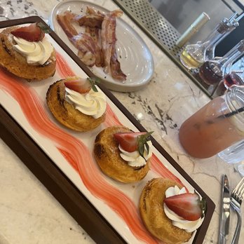 Yardbird - Creme Brûlée Waffles  Bacon - New American Near Me - Washington, DC, District of Columbia