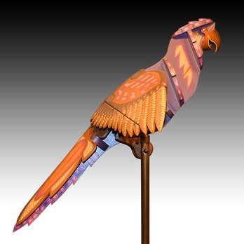 Ohio Craft Museum - "Exotic Bird" by James Mellick. - Museums Near Me - Columbus, Ohio