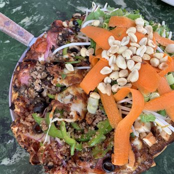 Beach Harbor Pizza - Small pizza half combo half The Thailand Pizza - Pizza Near Me - Dana Point, California Beach Harbor Pizza - Small pizza half combo half The Thailand Pizza - Pizza Near Me - Dana Point, California