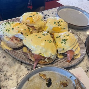 Nara-Ya - Smoked Salmon Benedict - brunch offering - Sushi Bars Near Me - Washington, DC, District of Columbia