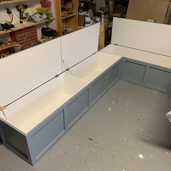 Pristine Painting - Seating and storage bench - Painters Near Me Pristine Painting - Seating and storage bench - Painters Near Me