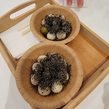 Oomomo - Dango with brown sugar & black sesame sauce - Department Stores Near Me - Richmond, British Columbia Oomomo - Dango with brown sugar & black sesame sauce - Department Stores Near Me - Richmond, British Columbia