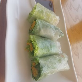 Jeff's Vegan - Spring rolls (would only get again with the chili sauce to dip in, wasn't my favorite) - Vegan Near Me - Frisco, Texas Jeff's Vegan - Spring rolls (would only get again with the chili sauce to dip in, wasn't my favorite) - Vegan Near Me - Frisco, Texas