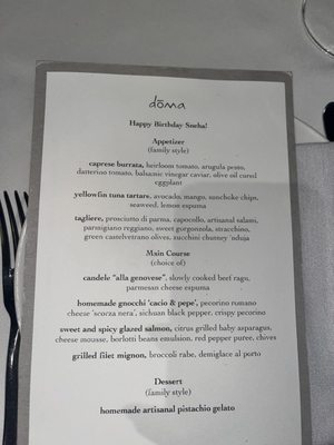 Menu photo 4 dōma Miami, FL