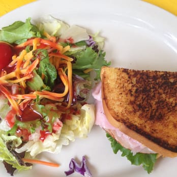 The Lyceum - Club Sandwich (half) and side salad. - American Near Me - Brownville, Nebraska The Lyceum - Club Sandwich (half) and side salad. - American Near Me - Brownville, Nebraska