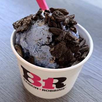 Baskin-Robbins - Cookie Monster with Oreo topping - Ice Cream & Frozen Yogurt Near Me - Temecula, California
