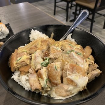 Sushi Aji - Oyakodon - this was actually pretty good because they added vermicelli - Sushi Bars Near Me - Vancouver, British Columbia Sushi Aji - Oyakodon - this was actually pretty good because they added vermicelli - Sushi Bars Near Me - Vancouver, British Columbia