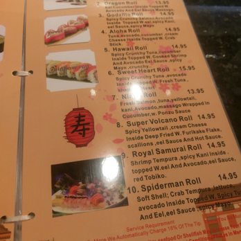 Sakura - Menu - Sushi Bars Near Me - Kapolei, Hawaii Sakura - Menu - Sushi Bars Near Me - Kapolei, Hawaii