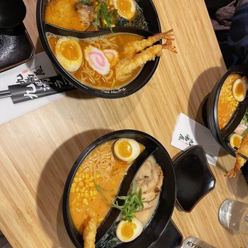 Kyuramen - Cherry Hill - Half-half ramen. - Ramen Near Me - Cherry Hill, New Jersey
