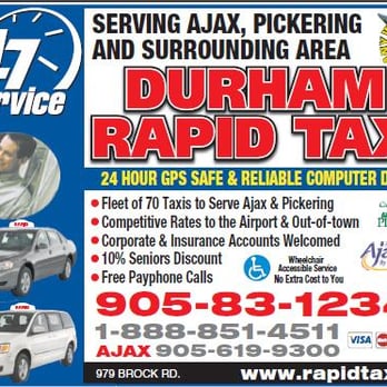 Durham Rapid Taxi - Taxis Near Me - Pickering, Ontario Durham Rapid Taxi - Taxis Near Me - Pickering, Ontario
