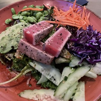 SG Bar - Seared ahi tuna SEARED AHI SALAD. Colorful, fresh, healthy and yummy - Sports Bars Near Me - Las Vegas, Nevada SG Bar - Seared ahi tuna SEARED AHI SALAD. Colorful, fresh, healthy and yummy - Sports Bars Near Me - Las Vegas, Nevada