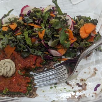 Conscious Kitchen ATX - 5 layer pizza - Live/Raw Food Near Me - Austin, Texas