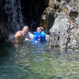 Hector and my son at the waterfall:-) Hector and my son at the waterfall:-)