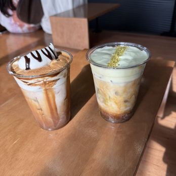 Re Coffee - Pistachio & Mocha - Desserts Near Me - Northridge, California Re Coffee - Pistachio & Mocha - Desserts Near Me - Northridge, California