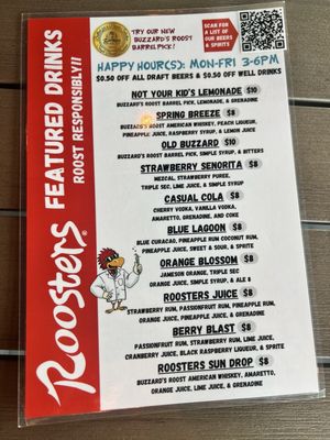 Menu photo 4 Roosters Clarksville, IN