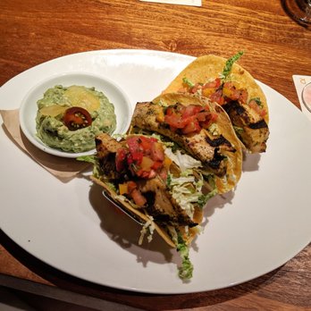 Seasons 52 - Mahi Mahi tacos - good but the guac needs some improvement - New American Near Me - Edison, New Jersey Seasons 52 - Mahi Mahi tacos - good but the guac needs some improvement - New American Near Me - Edison, New Jersey