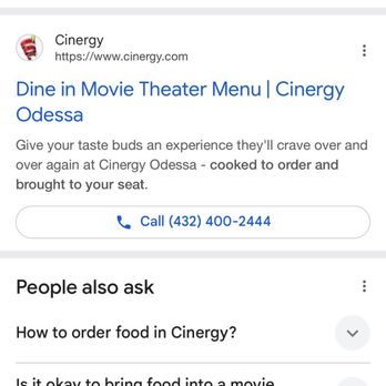 Cinergy Odessa Featuring EPIC - The google search - Arcades Near Me - Odessa, Texas