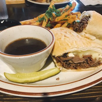 Sutter Buttes Brewing - French dip with BRIE and Thai fries! - Pubs Near Me - Yuba City, California Sutter Buttes Brewing - French dip with BRIE and Thai fries! - Pubs Near Me - Yuba City, California