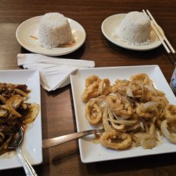Yuan Mei Asian noodle Chinese style - My fav ginger Calamari and Cumin lamb