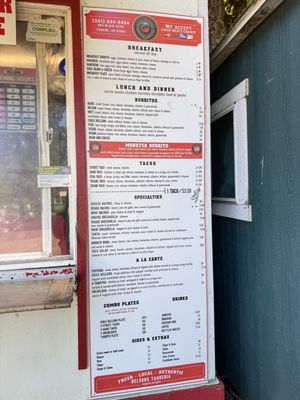Menu photo 1 Nelson's Taqueria Eugene, OR