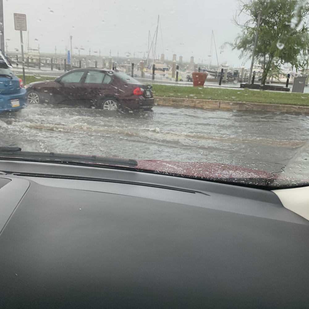 Solano Cycle Inc - The street they wanted us to drive though in a tiny car w/ no roof in a lightening & rain storm! - Motorcycle Dealers Near Me - Saint Augustine, Florida