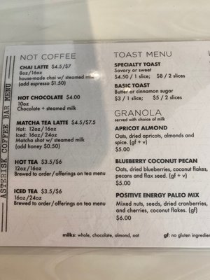 Menu photo 5 Asterisk Coffee Bar Cuyahoga Falls, OH Menu photo 5 Asterisk Coffee Bar Cuyahoga Falls, OH