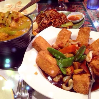 Layang Layang - Princess tofu, me goreng, and some curry dish. - Malaysian Near Me - Milpitas, California Layang Layang - Princess tofu, me goreng, and some curry dish. - Malaysian Near Me - Milpitas, California