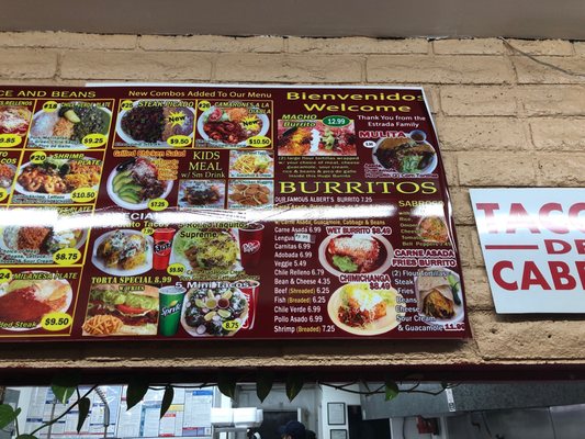 Menu photo 1 Albert's Mexican Food Baldwin Park, CA Menu photo 1 Albert's Mexican Food Baldwin Park, CA